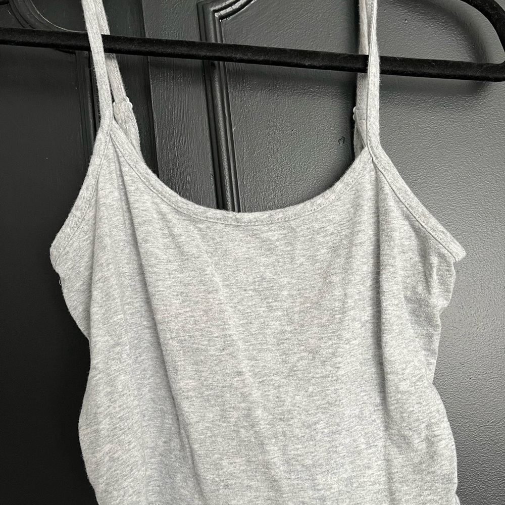Gray Women's Spaghetti Strap Top